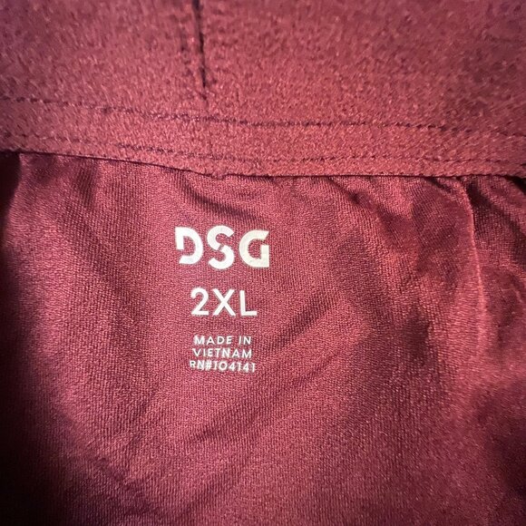 DSG Men's‎ 7" Stride Run Shorts, Burgundy, 2XL - Picture 5 of 8